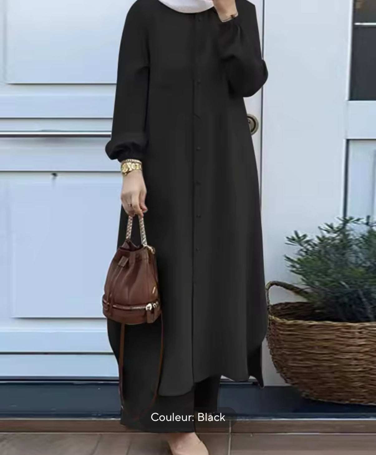 Ensemble tunique longue + pantalon