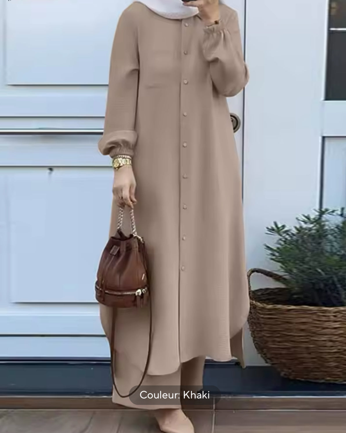 Ensemble tunique longue + pantalon